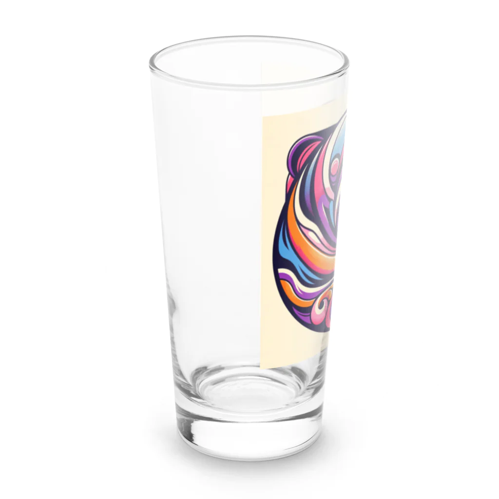 Dexsterの’70s風 レトロなデザイン01　’70s retro design Long Sized Water Glass :left