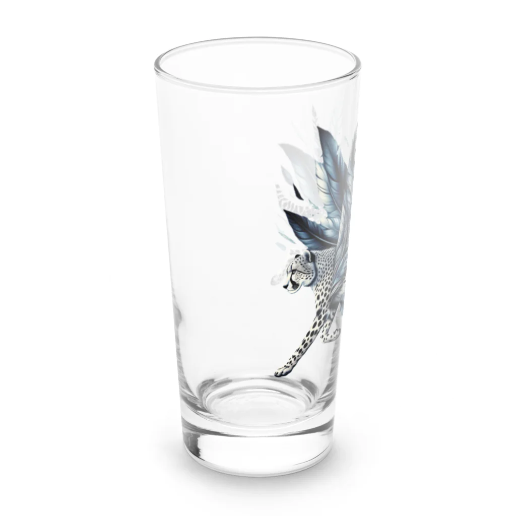 FUMYのフェザーランナーcheetah Long Sized Water Glass :left