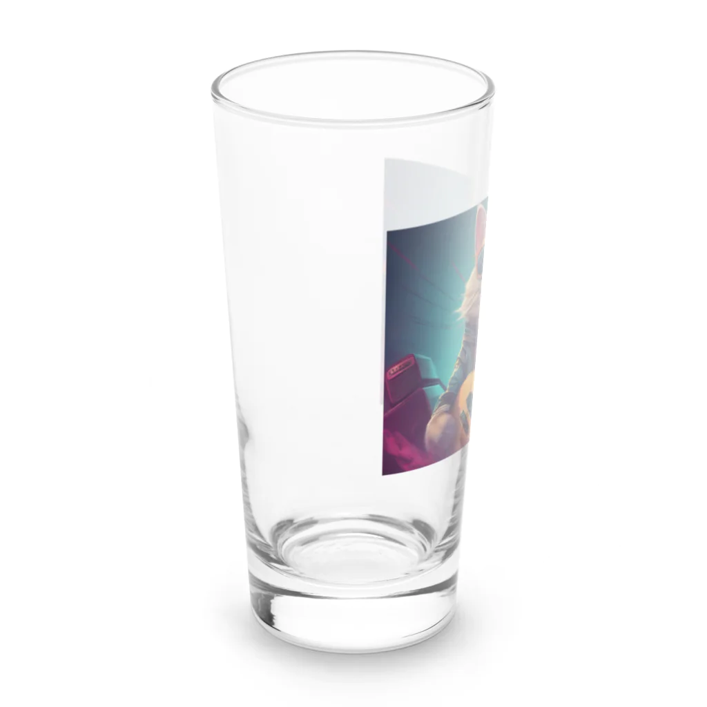 NAGOMI_KOTOMARUのロックなにゃんず(Gt.Vo) Long Sized Water Glass :left