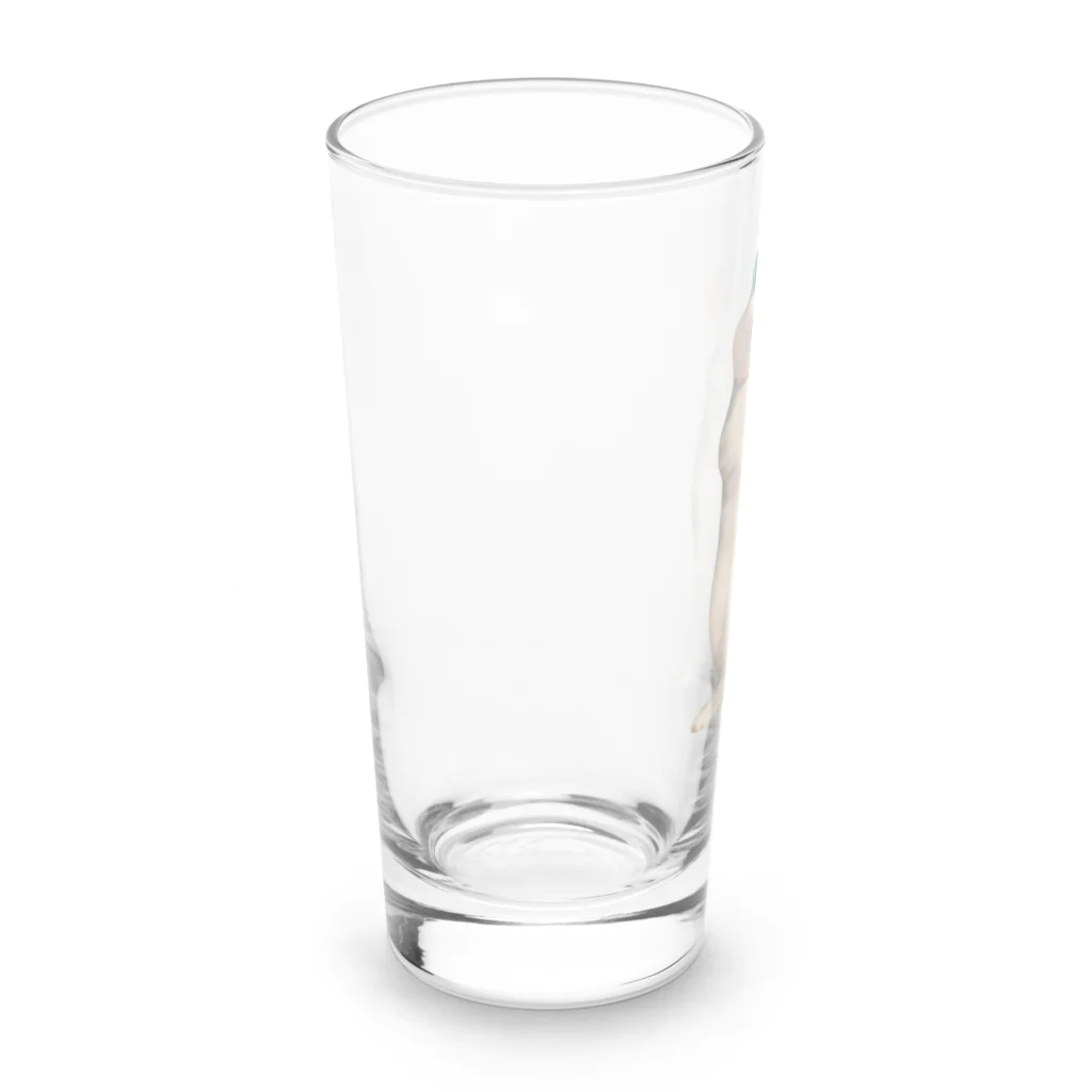 猫ミームグッズの【猫ミーム】DancingCat Long Sized Water Glass :left