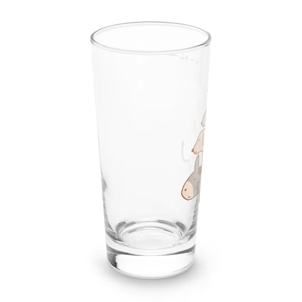 Siderunの館 B2の画伯チックなブレーメンの音楽隊 Long Sized Water Glass :left