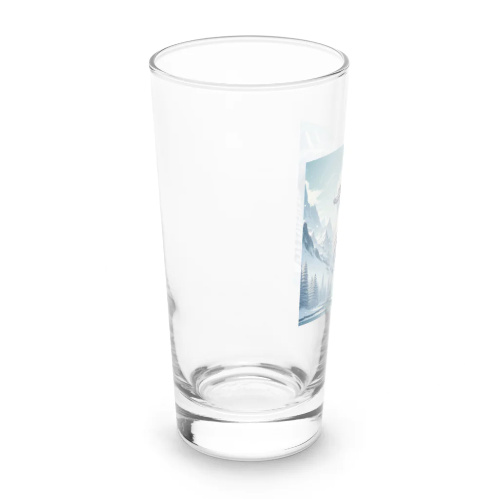 干支ショップの干支シリーズ　冬バージョン Long Sized Water Glass :left