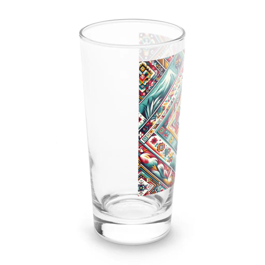 saqui.comの南米柄 Long Sized Water Glass :left