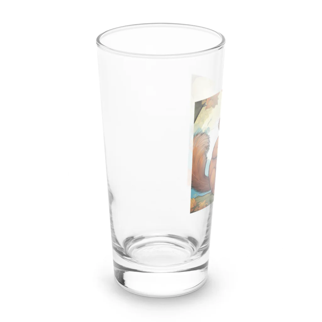 mari0909のリスがサックスを Long Sized Water Glass :left