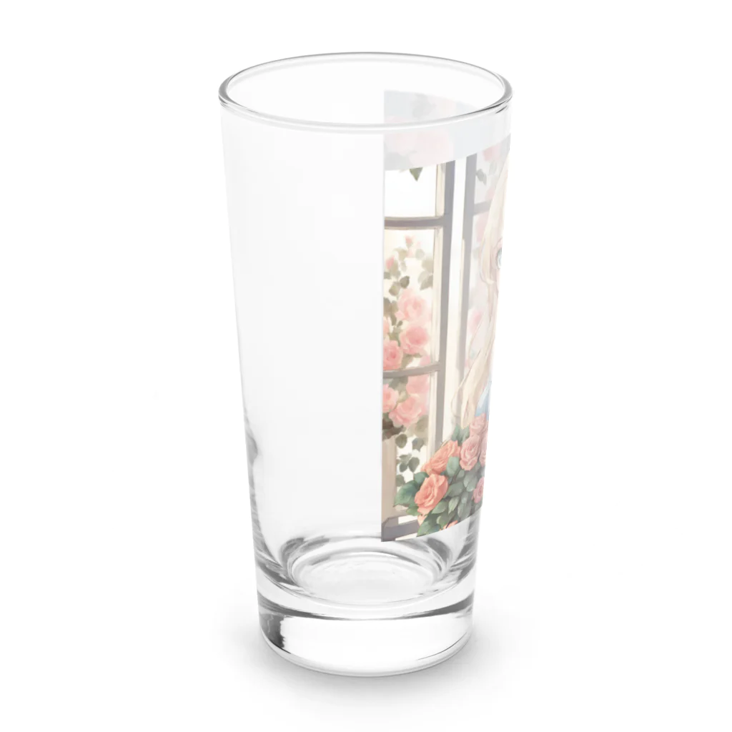 プリンゴブリンの花束バラ子さん Long Sized Water Glass :left