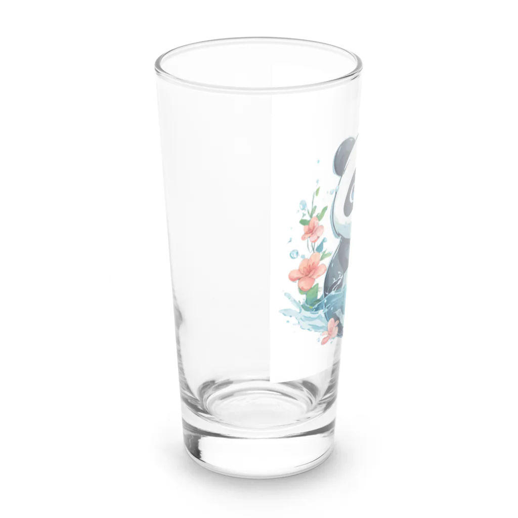 waterpandaの水中のパンダ Long Sized Water Glass :left