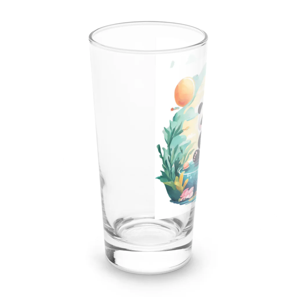 waterpandaの水辺のパンダ Long Sized Water Glass :left