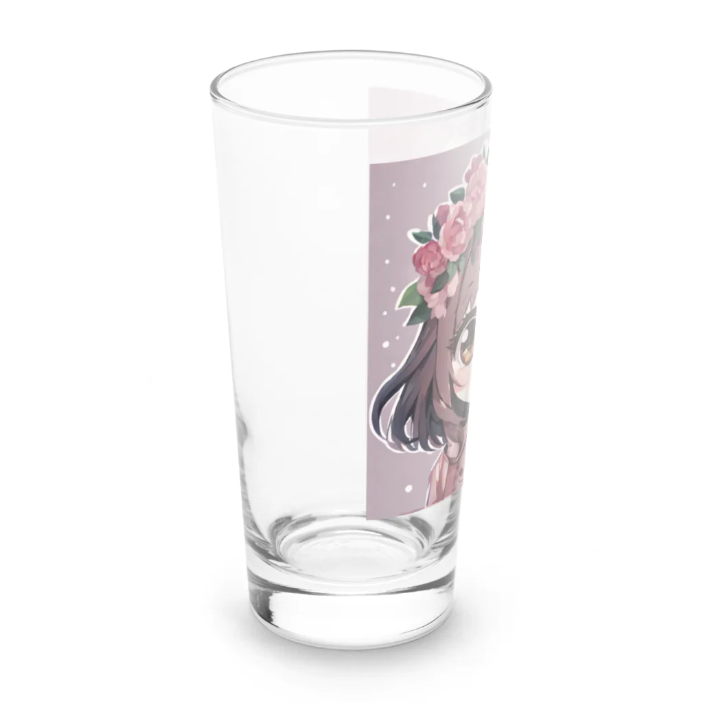 mikukiのかわいい女の子 Long Sized Water Glass :left