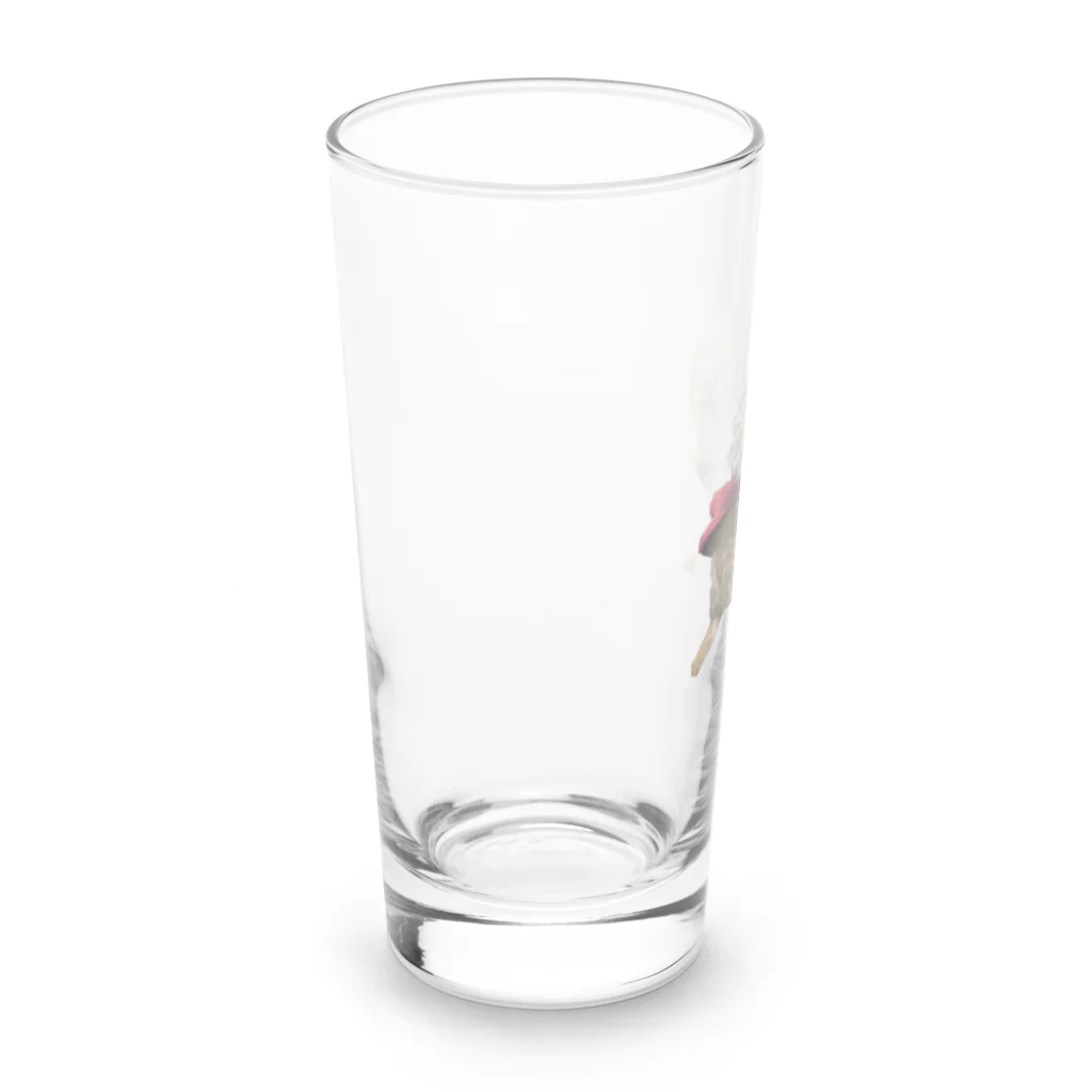 Ruice-Iceの犬　ガジガジ Long Sized Water Glass :left
