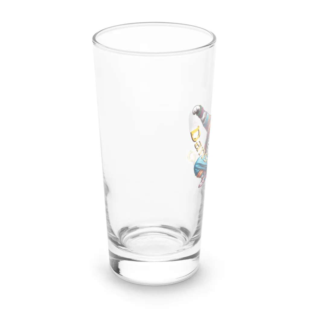 HIPHOPぬこ様のDanser.LEO(ダンサー・れお) Long Sized Water Glass :left