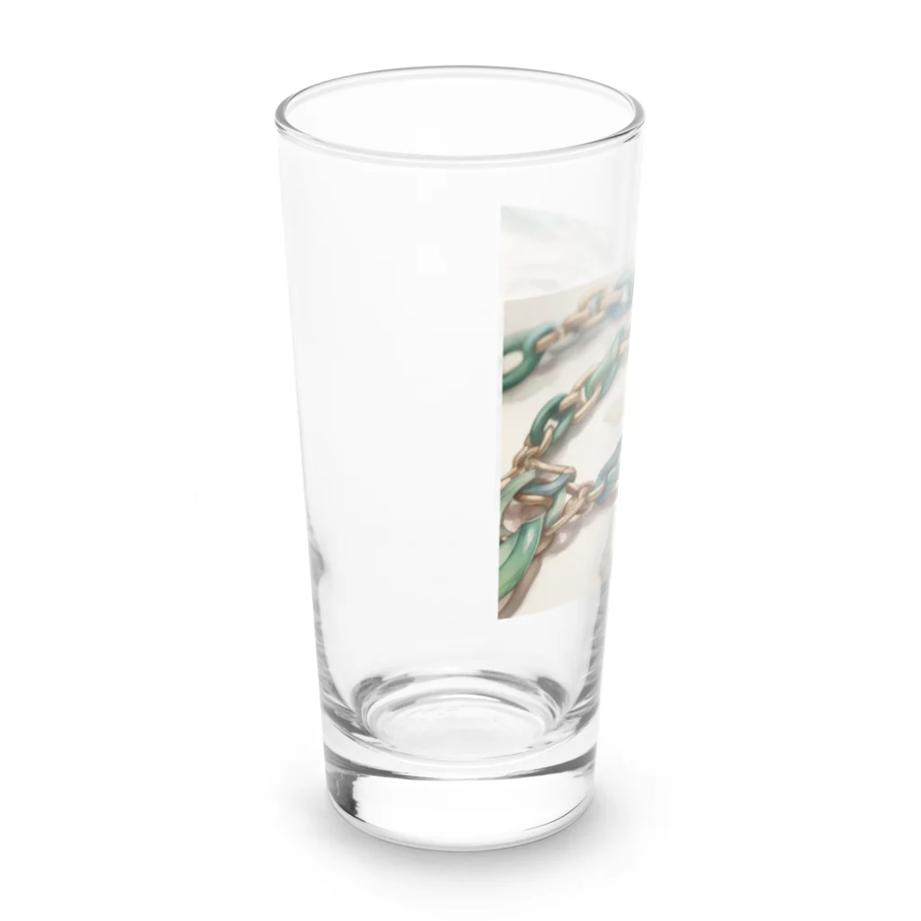 テフラんずのチェーンデザイン Long Sized Water Glass :left