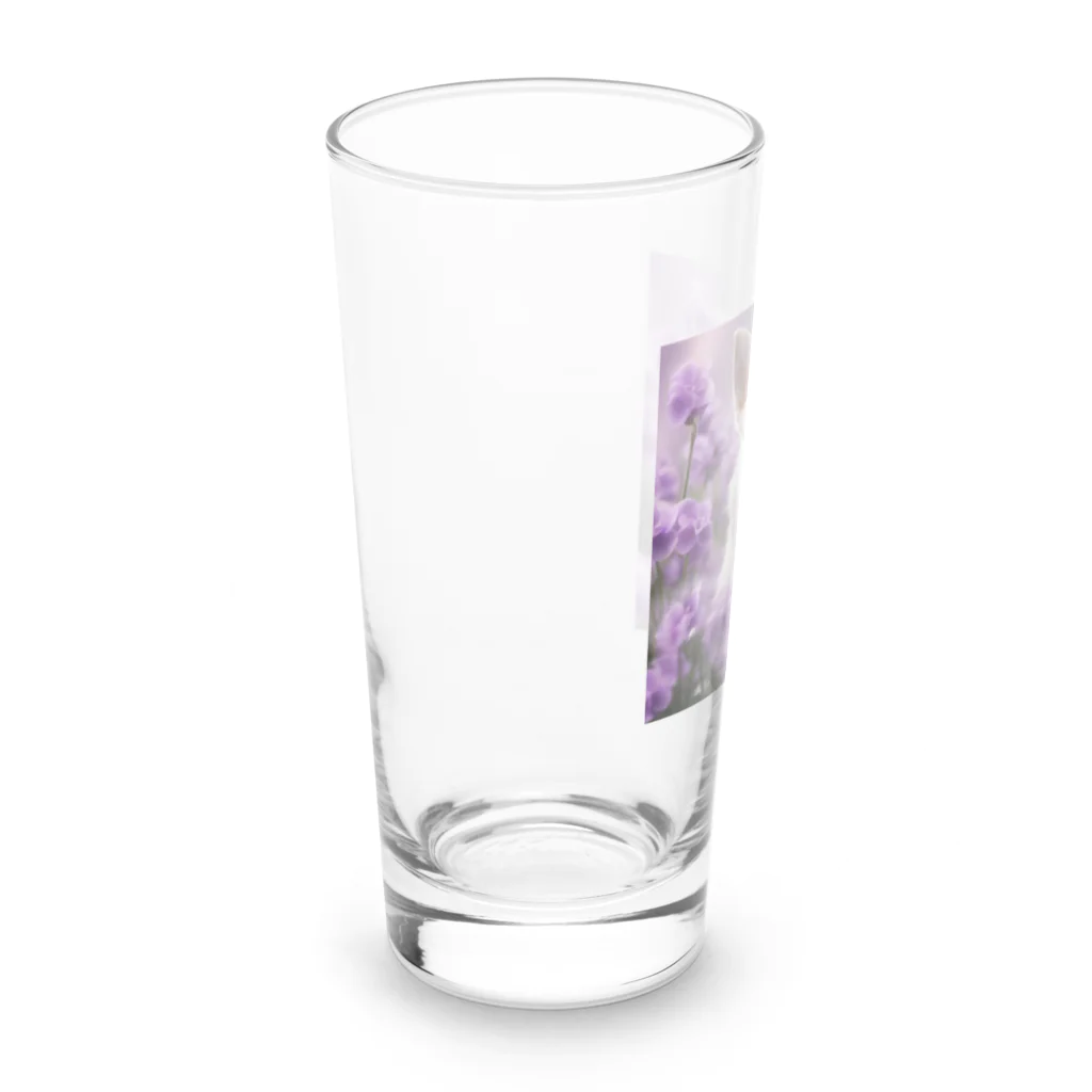 キャリーのプリムラとチワワ Long Sized Water Glass :left