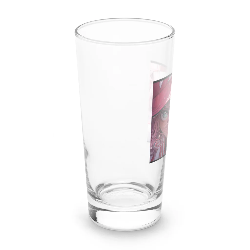 ぶーたんの熱血少女の燃える情熱 Long Sized Water Glass :left