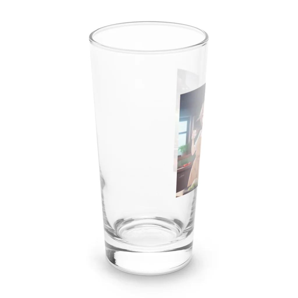 AIchan4の料理女子 Long Sized Water Glass :left