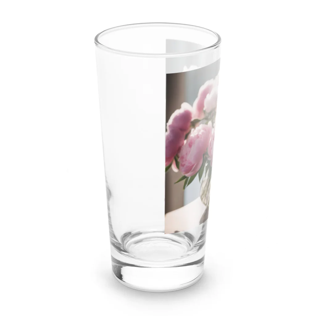 紅茶のピオニー柄 Long Sized Water Glass :left