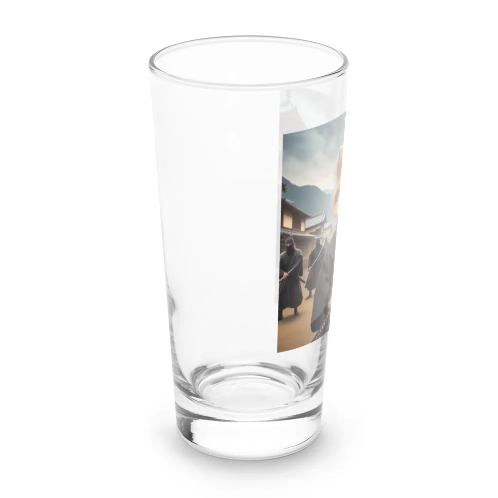 チワワンSHOPの幕末チワワ Long Sized Water Glass :left