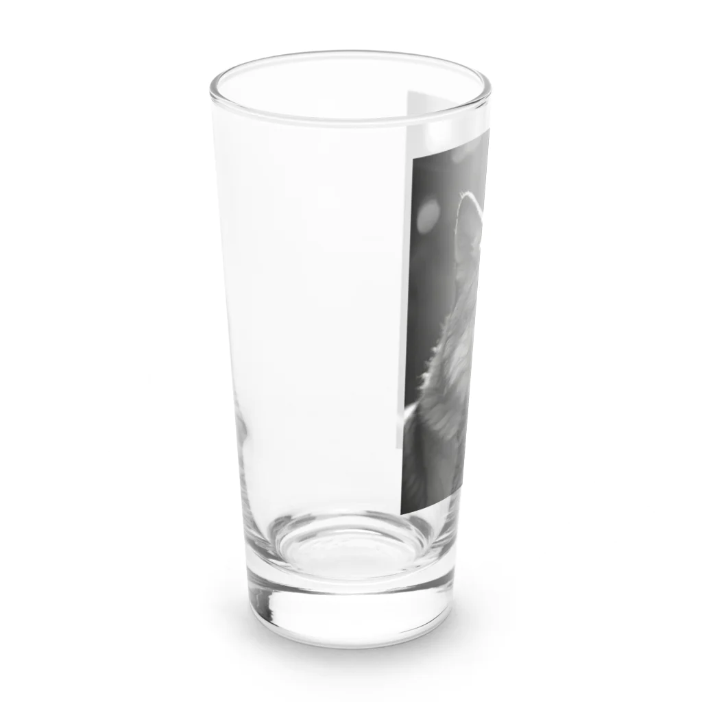 ZZRR12の月下の狼 Long Sized Water Glass :left