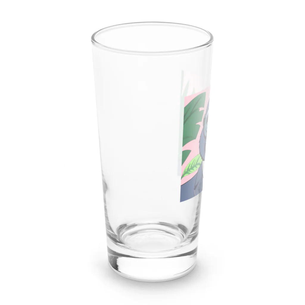 jiyurakuのサラリーマン・ゴリラ Long Sized Water Glass :left