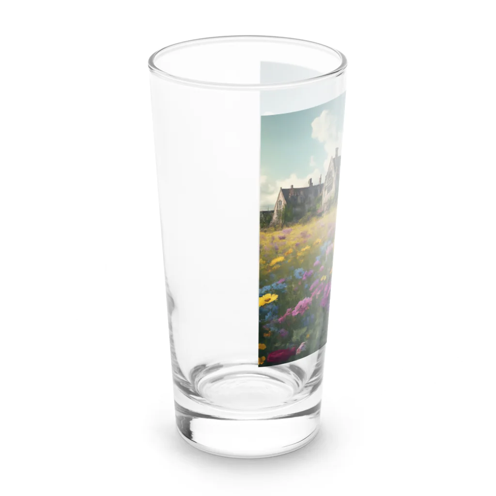 ハピネスの廃墟と花 Long Sized Water Glass :left