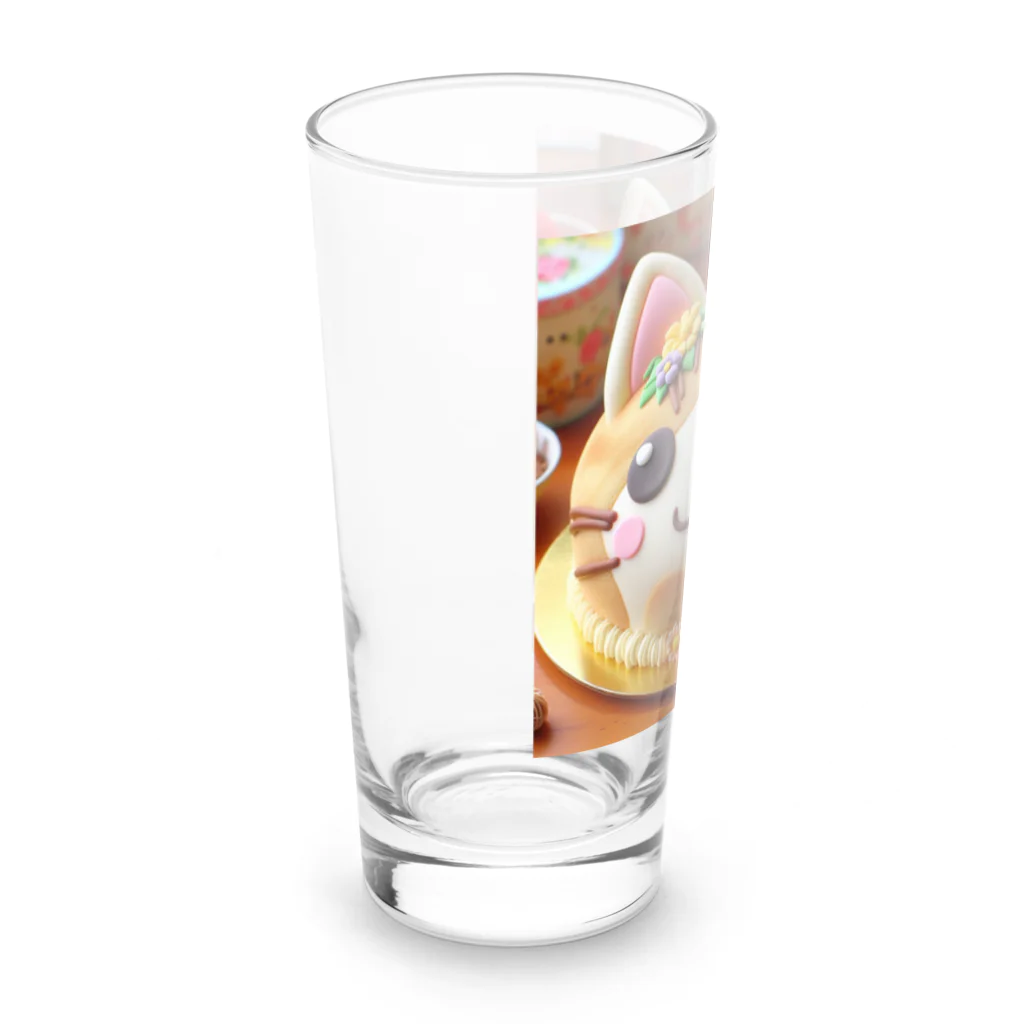 neko_shopのねこケーキ２ Long Sized Water Glass :left