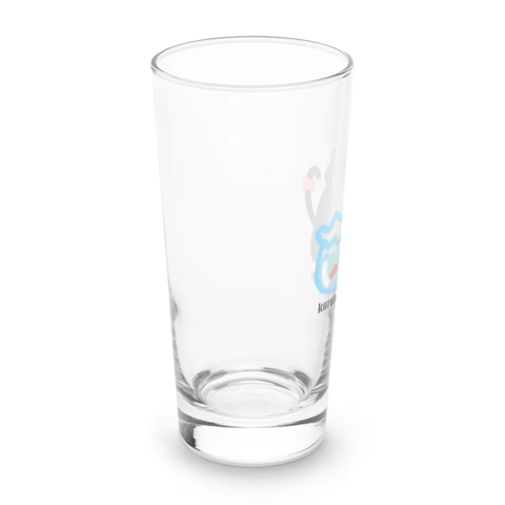 黒猫たんとちゃんの黒猫たんとちゃん Long Sized Water Glass :left