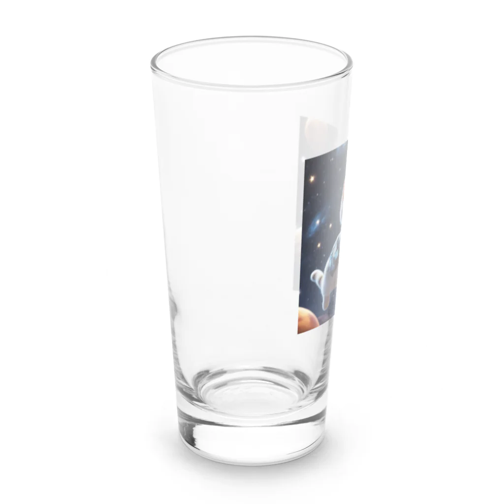 mugimugiの宇宙子猫 Long Sized Water Glass :left