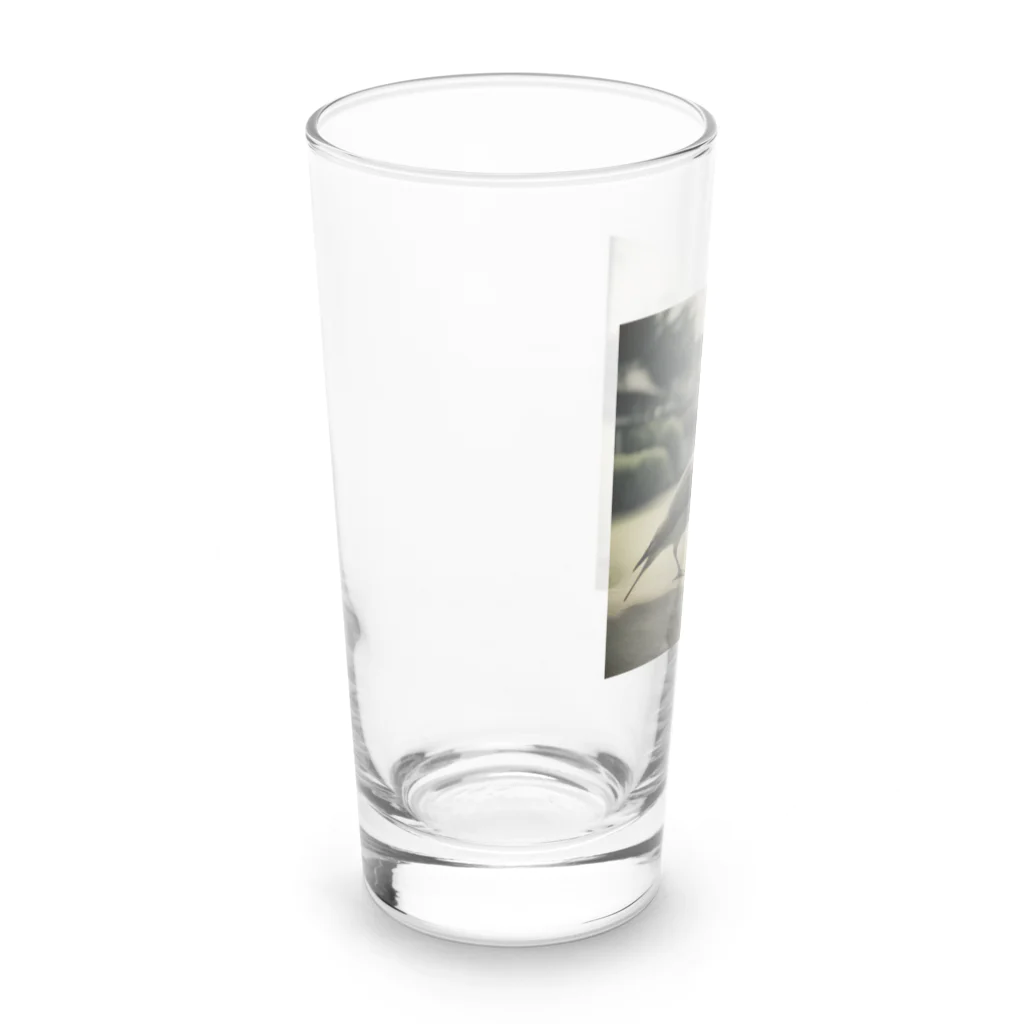 mamycatの鳥 Long Sized Water Glass :left