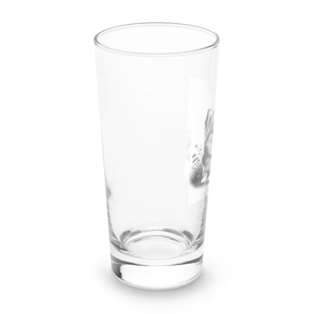 サボのドッグショップのチワポメ Long Sized Water Glass :left