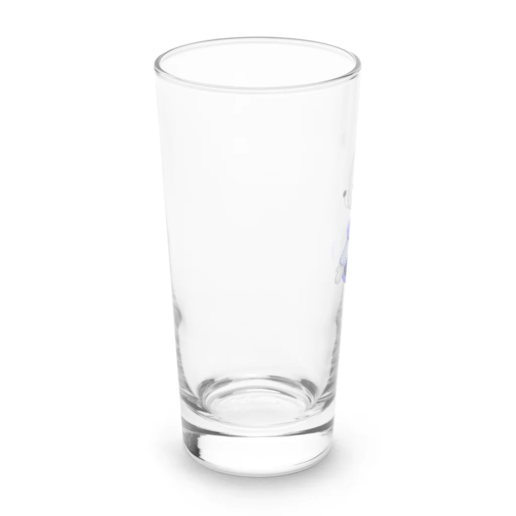 satoayaのアニマルカフェのフルーツファッション　ブルーベリー Long Sized Water Glass :left