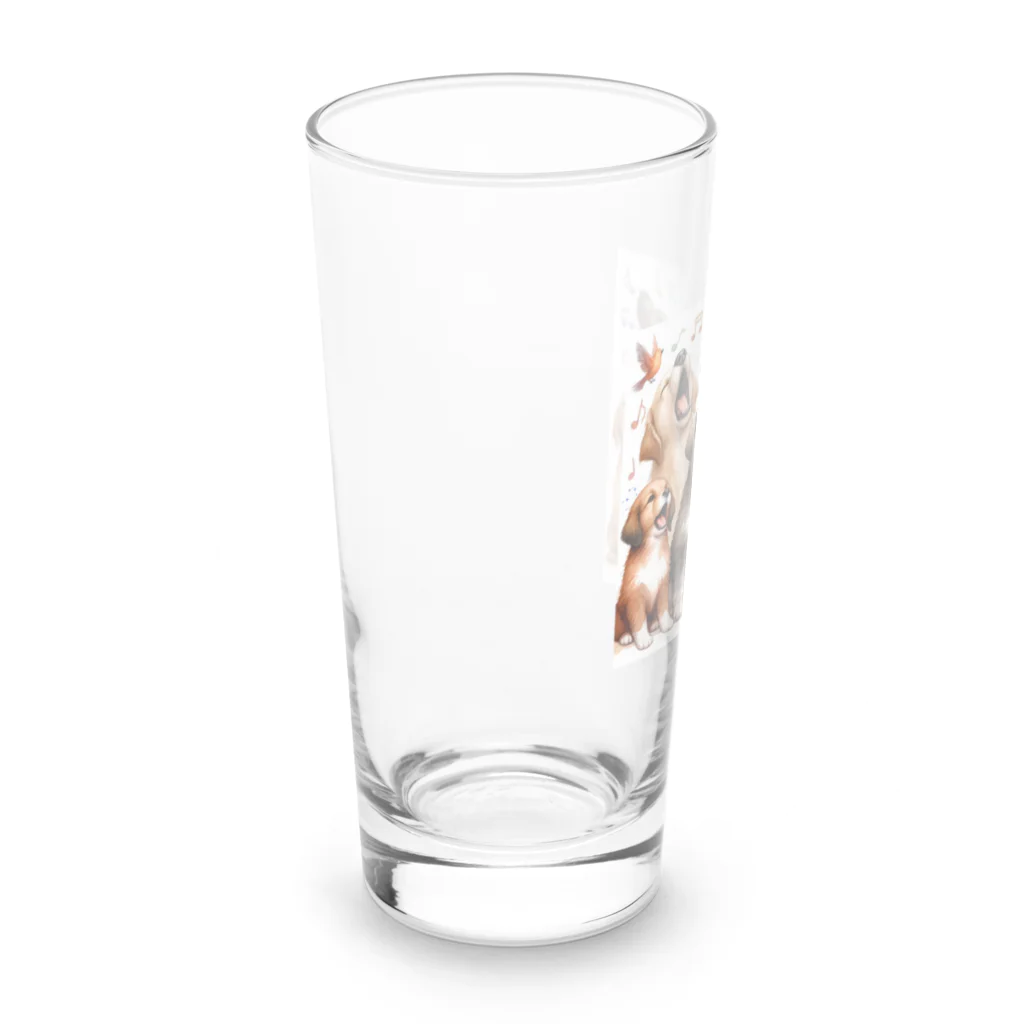 えほんのふんわりぺーじのみんなで歌おう：協力の楽しさ Long Sized Water Glass :left