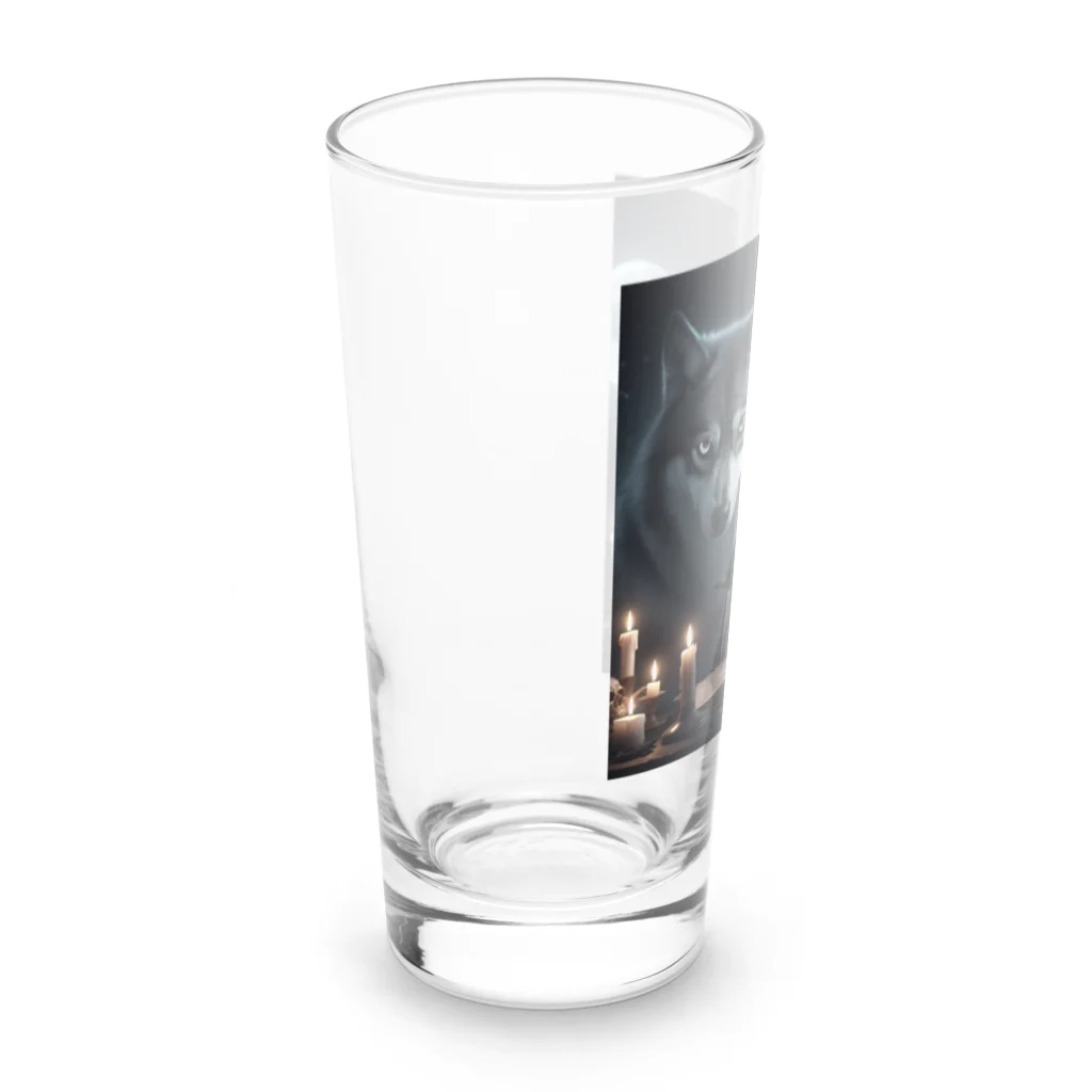 チワワンSHOPの狼とチワワ4 Long Sized Water Glass :left