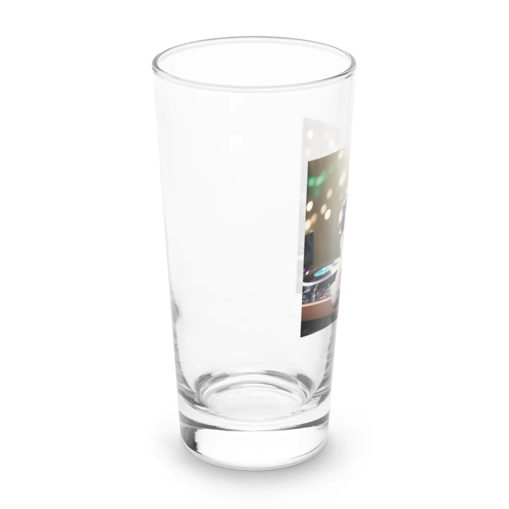 ぷるぱらのDJ ぱぐのすけ Long Sized Water Glass :left