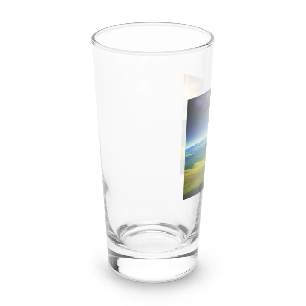 AI画像作って遊ぼうの宇宙の田舎 Long Sized Water Glass :left