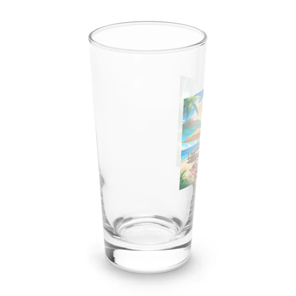 kaiminsapoの沖縄　ビーチパーティ Long Sized Water Glass :left