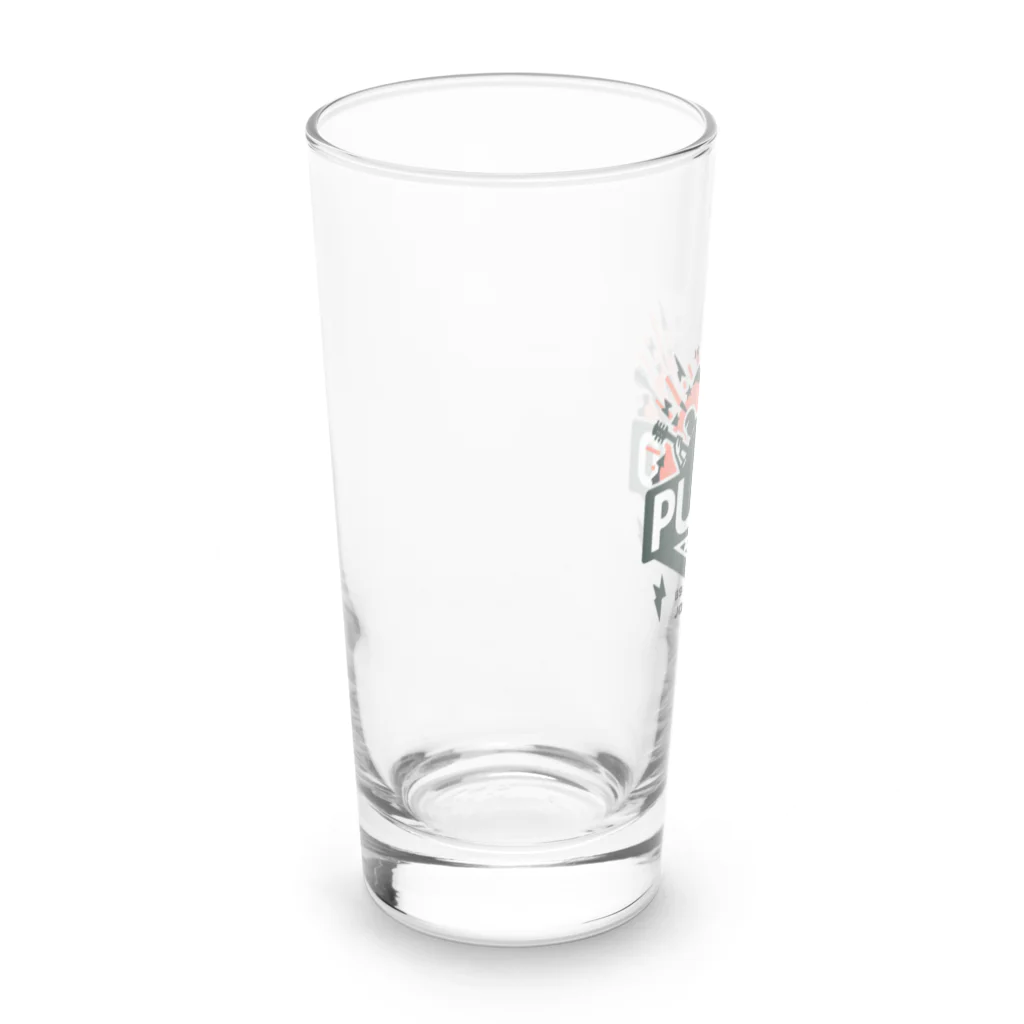 ぷんすこ(♂)のパンクロックロゴ Long Sized Water Glass :left