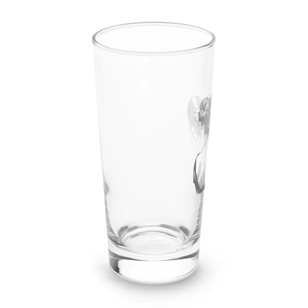 音楽ルー106の女性レコード Long Sized Water Glass :left