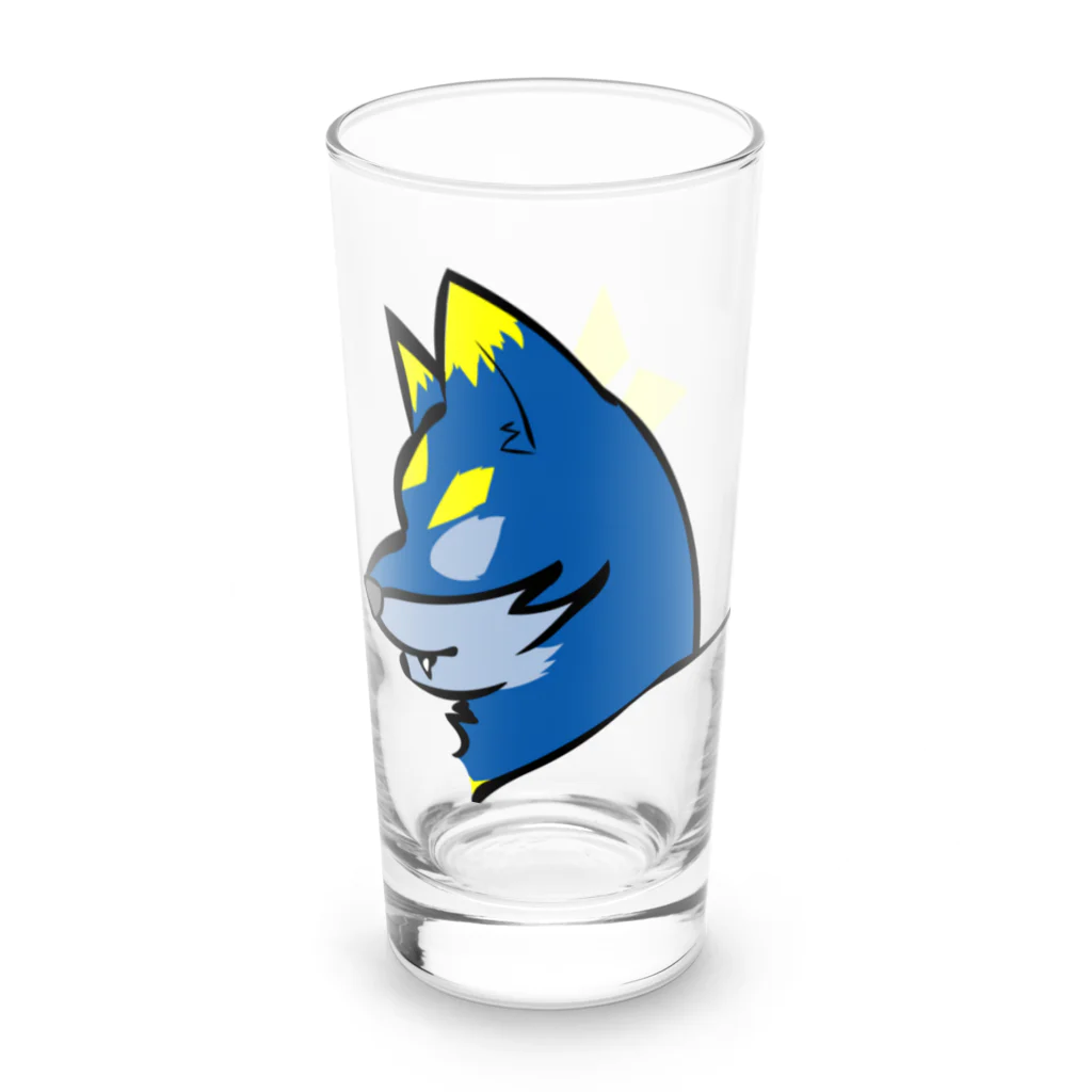 ゆるいハイエナのショップのゆるいらのすくんのグラス Long Sized Water Glass :left