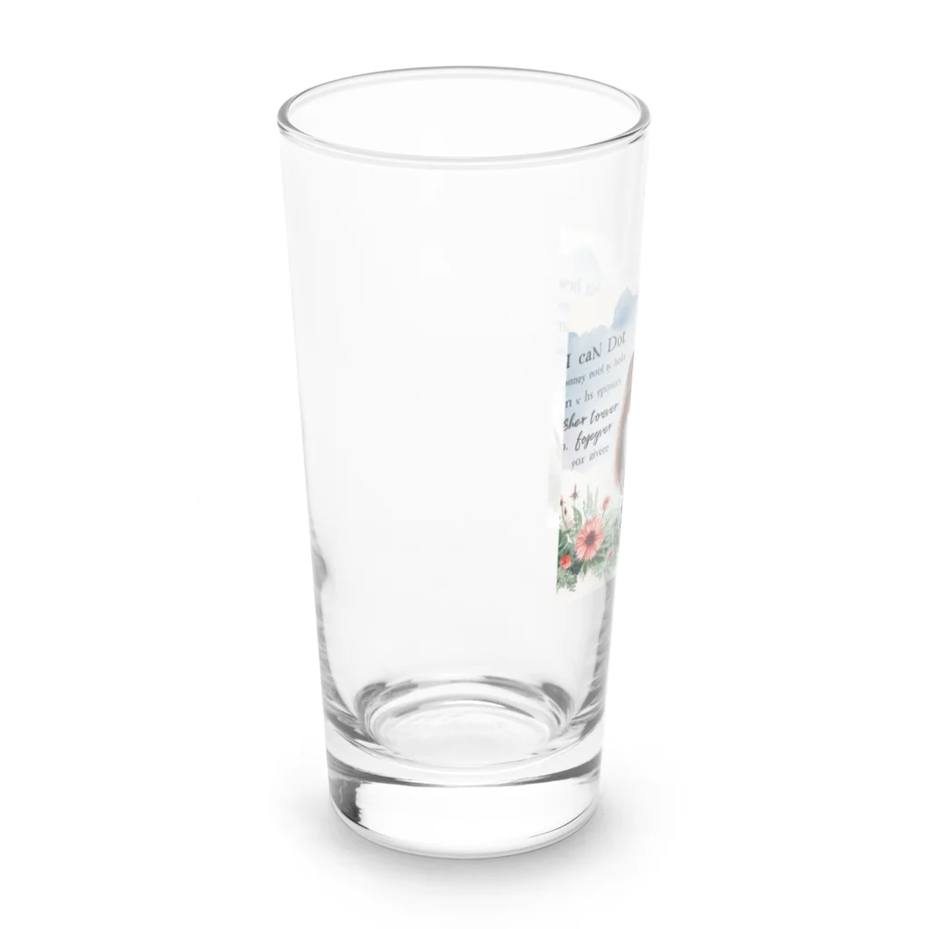 Lovers-chapelの支え合う恋人4 Long Sized Water Glass :left