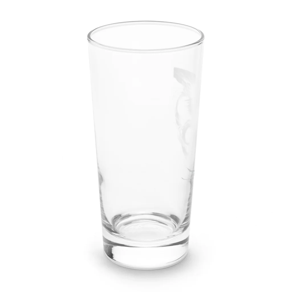 taki・ショップの龍【白黒】 Long Sized Water Glass :left