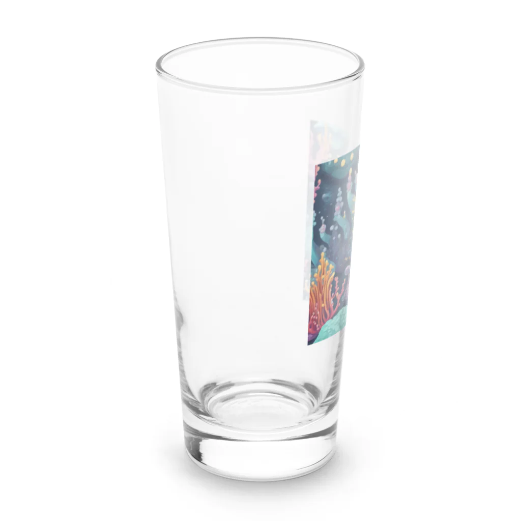 yuking0825の海を彩るコーラル Long Sized Water Glass :left