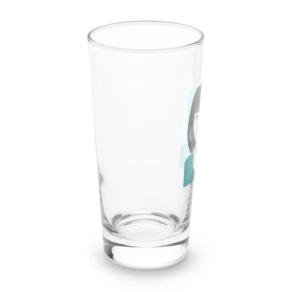 もものおみせの初雪 Long Sized Water Glass :left