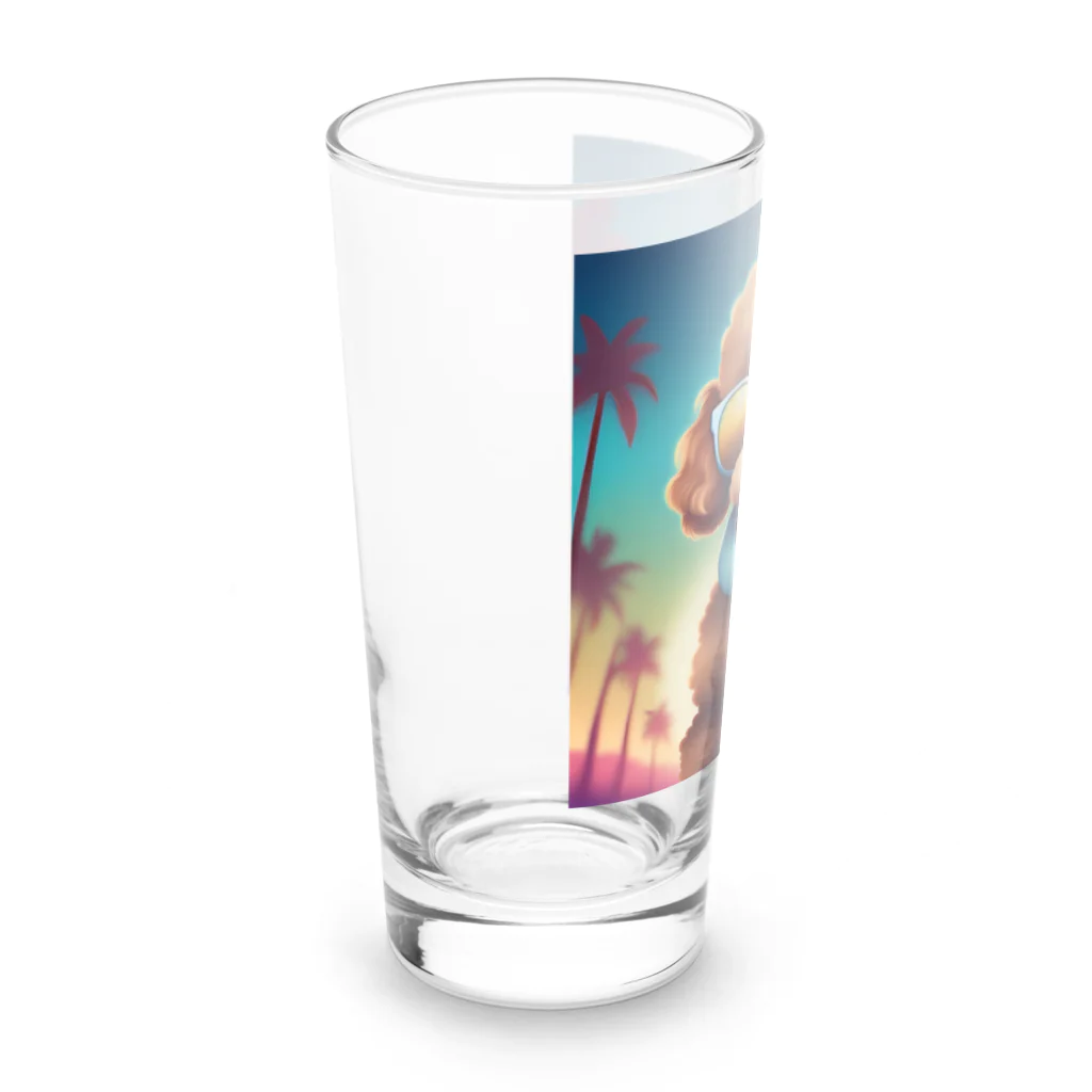 yuu-charaショップのヤンチャトイプーのアシュリーちゃん Long Sized Water Glass :left