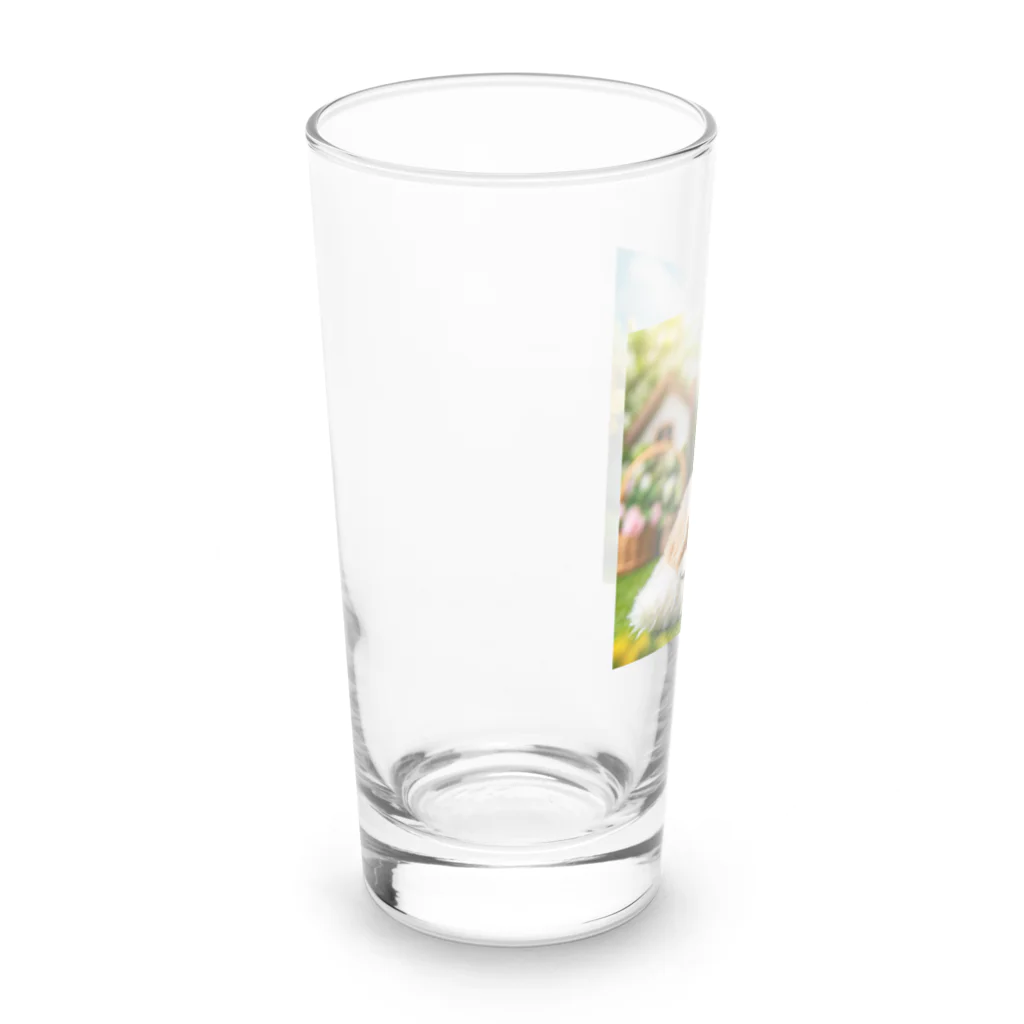 AI仮面ライダー部のゴールデンの子犬 Long Sized Water Glass :left