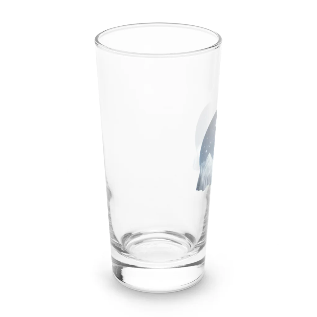 JUPITERの幻想的な冬の夜 Long Sized Water Glass :left