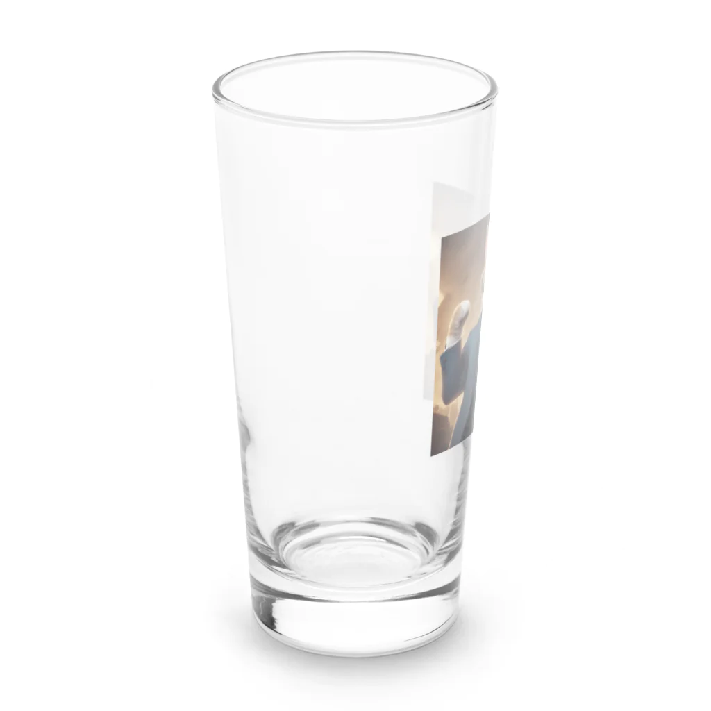 ネコ社長のネコ社長１０代目 Long Sized Water Glass :left