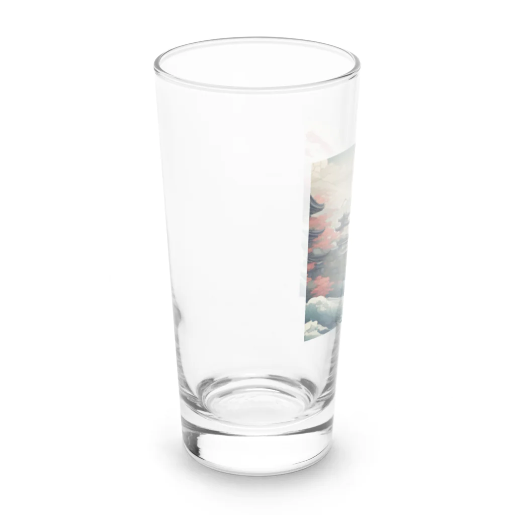 curtisの日本建築と海 Long Sized Water Glass :left