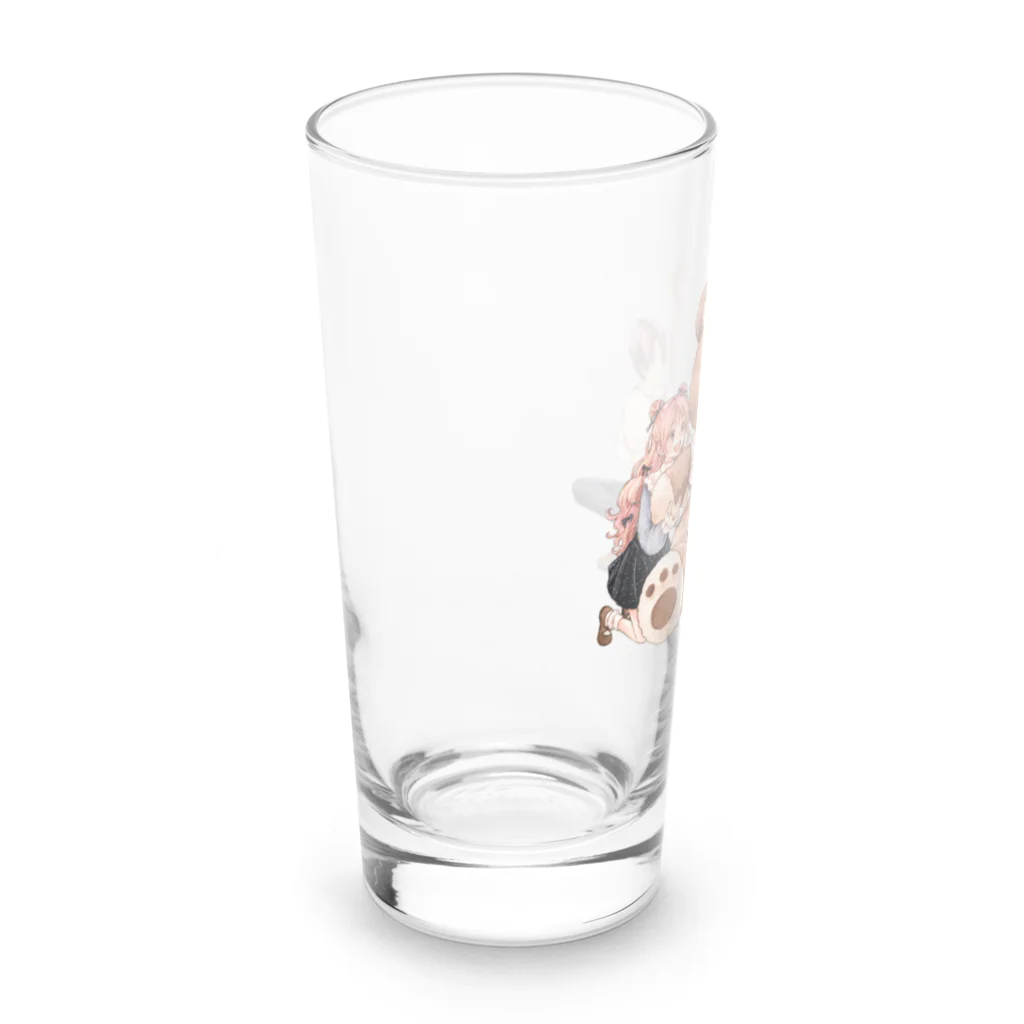 山田デイジーのぽえむちゃんと平良くん Long Sized Water Glass :left