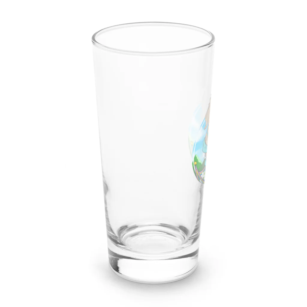 Jasmineのゴールデンレトリバー　ジャスミンchannelの公式グッズ Long Sized Water Glass :left