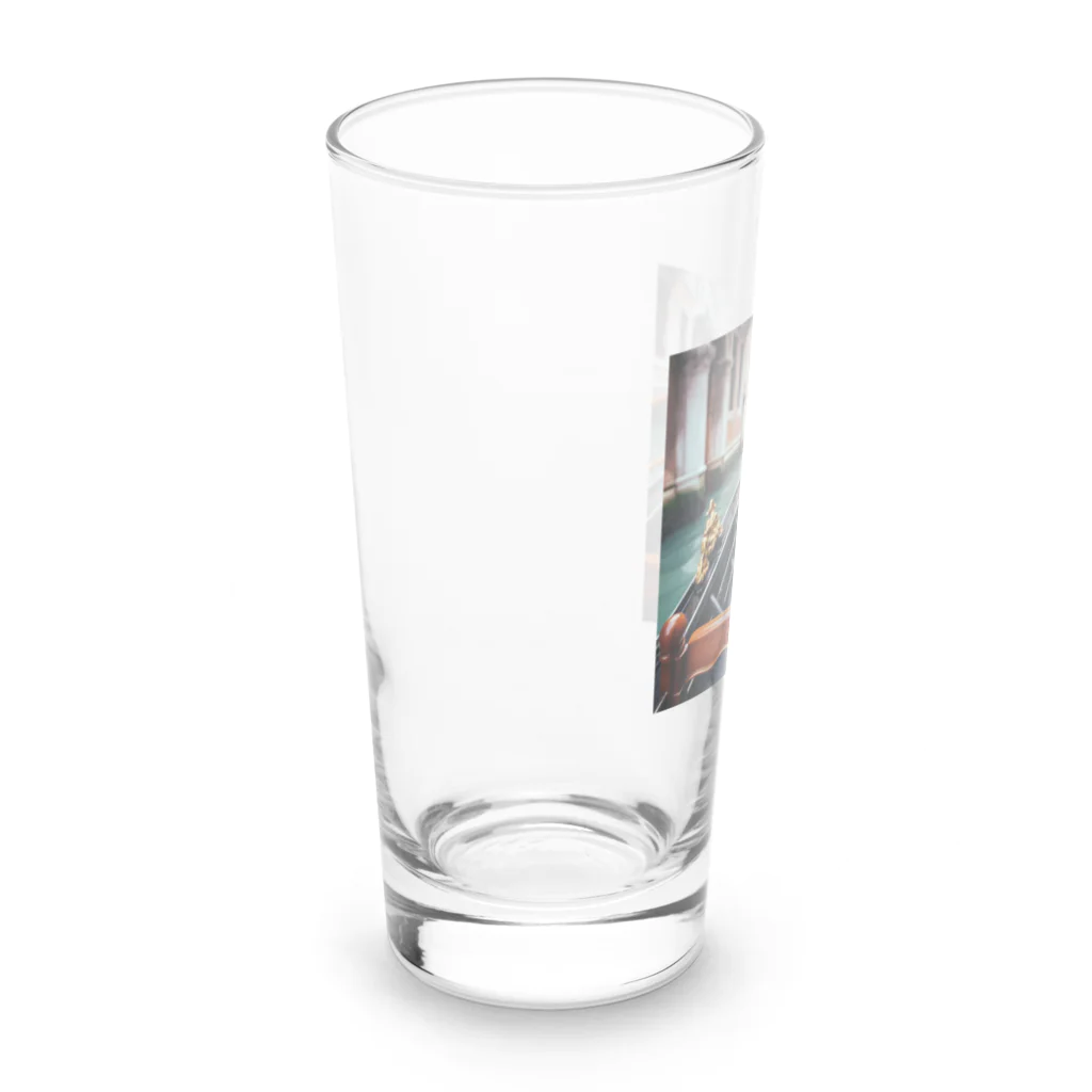 パパネコのゴンドラワンチャン Long Sized Water Glass :left