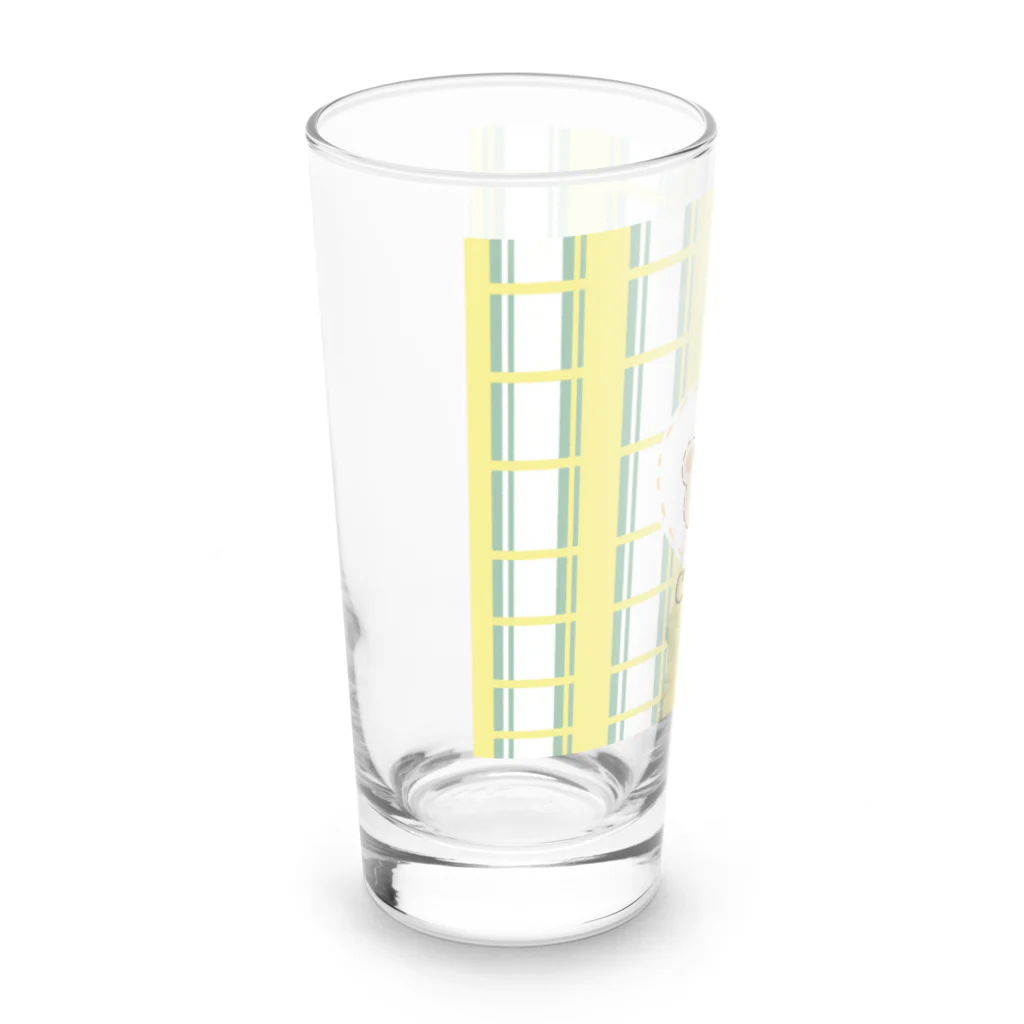 KUROのおみせのおしゃれなくま Long Sized Water Glass :left